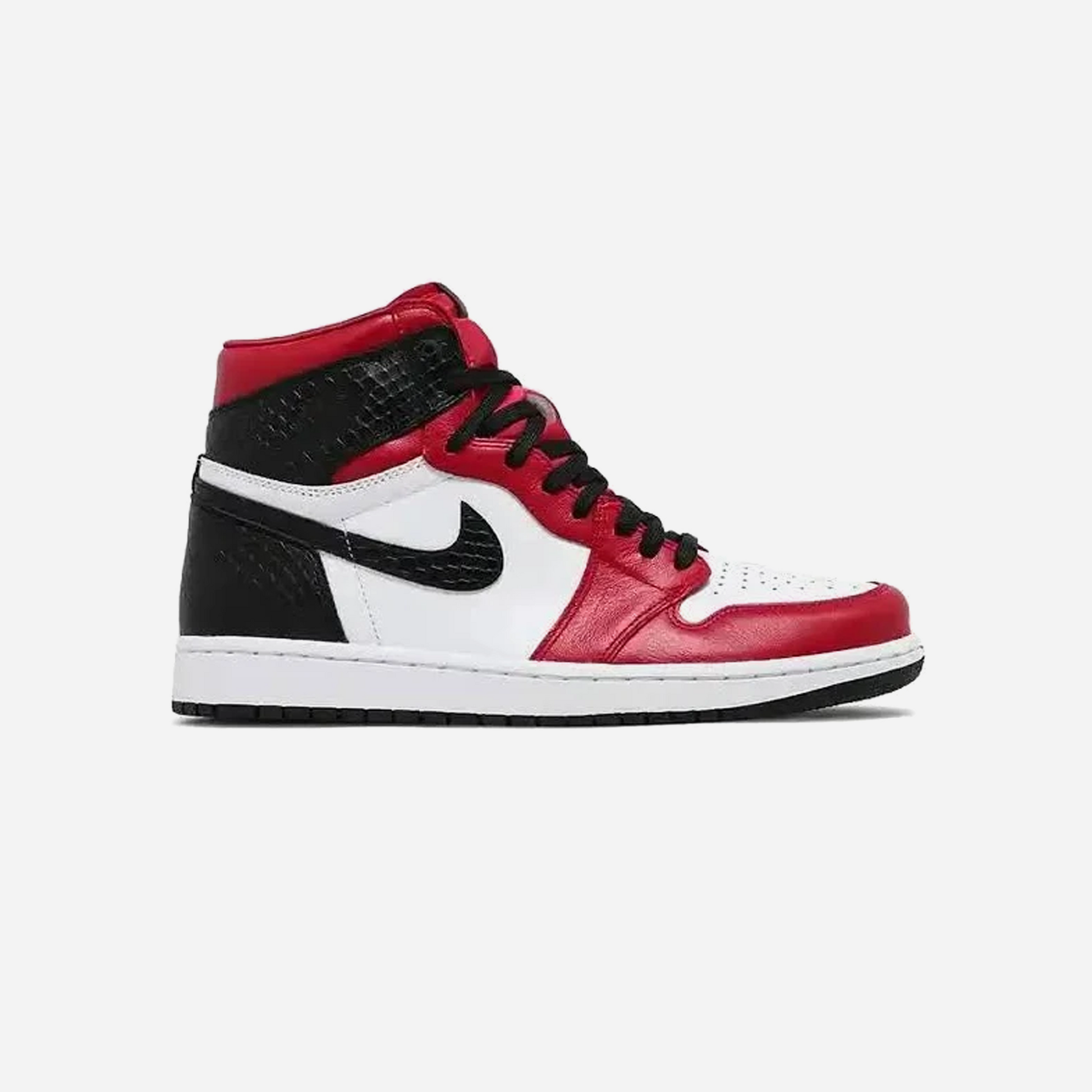 Nike Air Jordan 1 High Satin Snake Red
