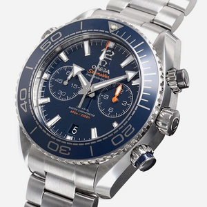 Omega Planet Ocean 600M Co‑Axial Master Chronometer Chronograph Blue Dial 45.5mm