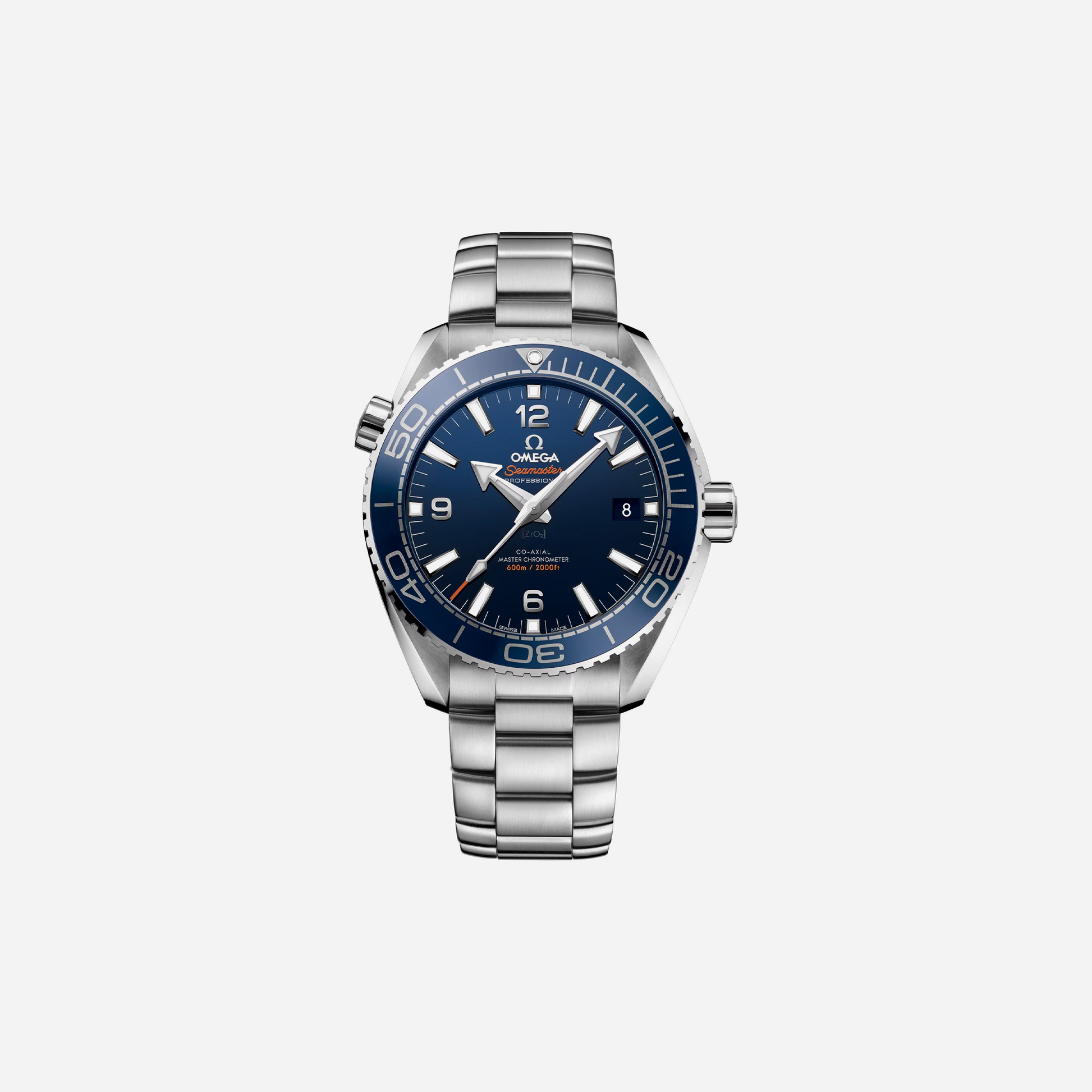 Omega Planet Ocean 600M Co‑Axial Master Chronometer Blue Dial 43.5mm