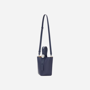 Loewe Mini Pebble Bucket Bag Abyss Blue