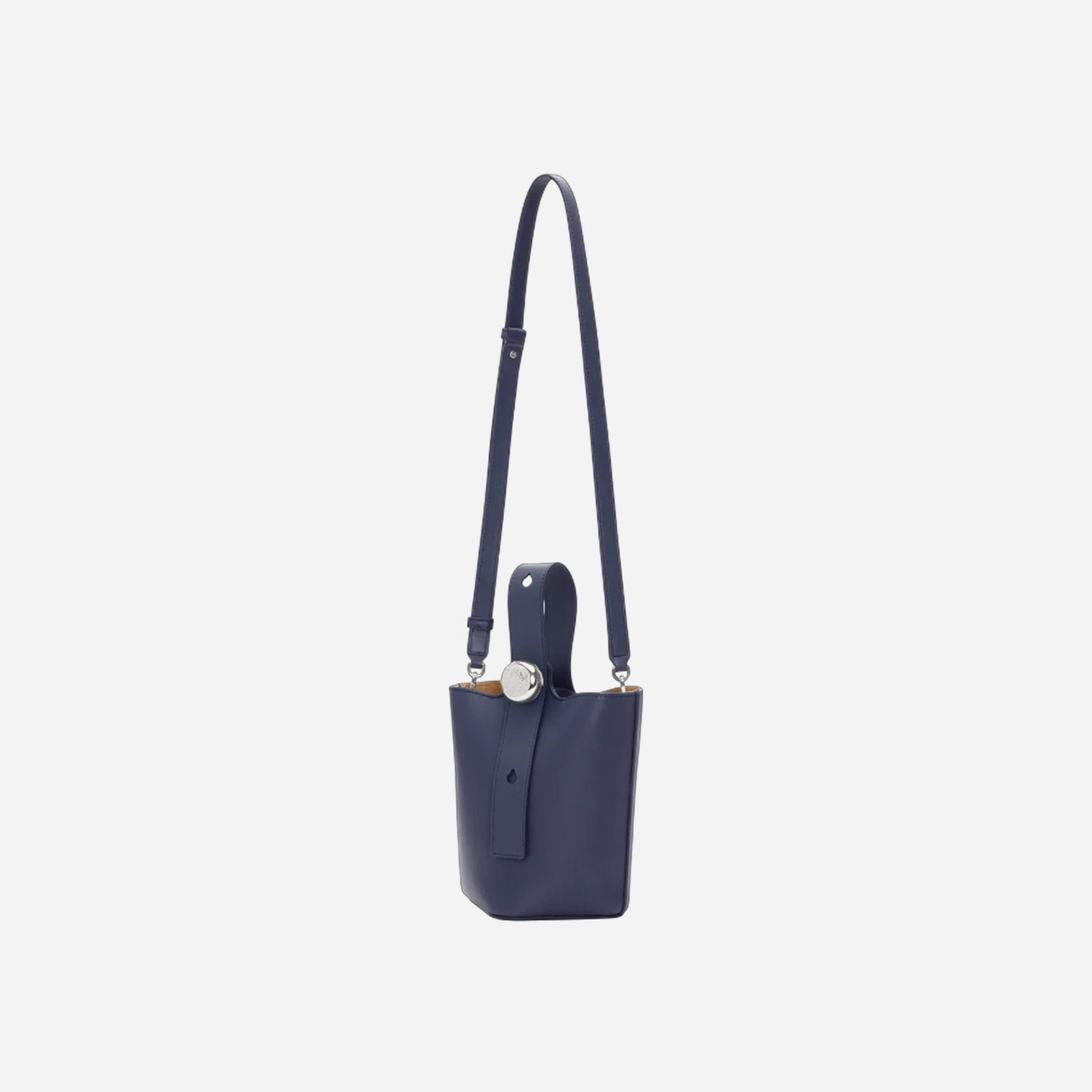Loewe Mini Pebble Bucket Bag Abyss Blue