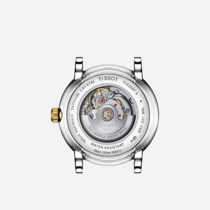 Tissot Carson Premium Automatic Lady Silver Dial Two-Tone Stainless Steel Bracelet 30mm
