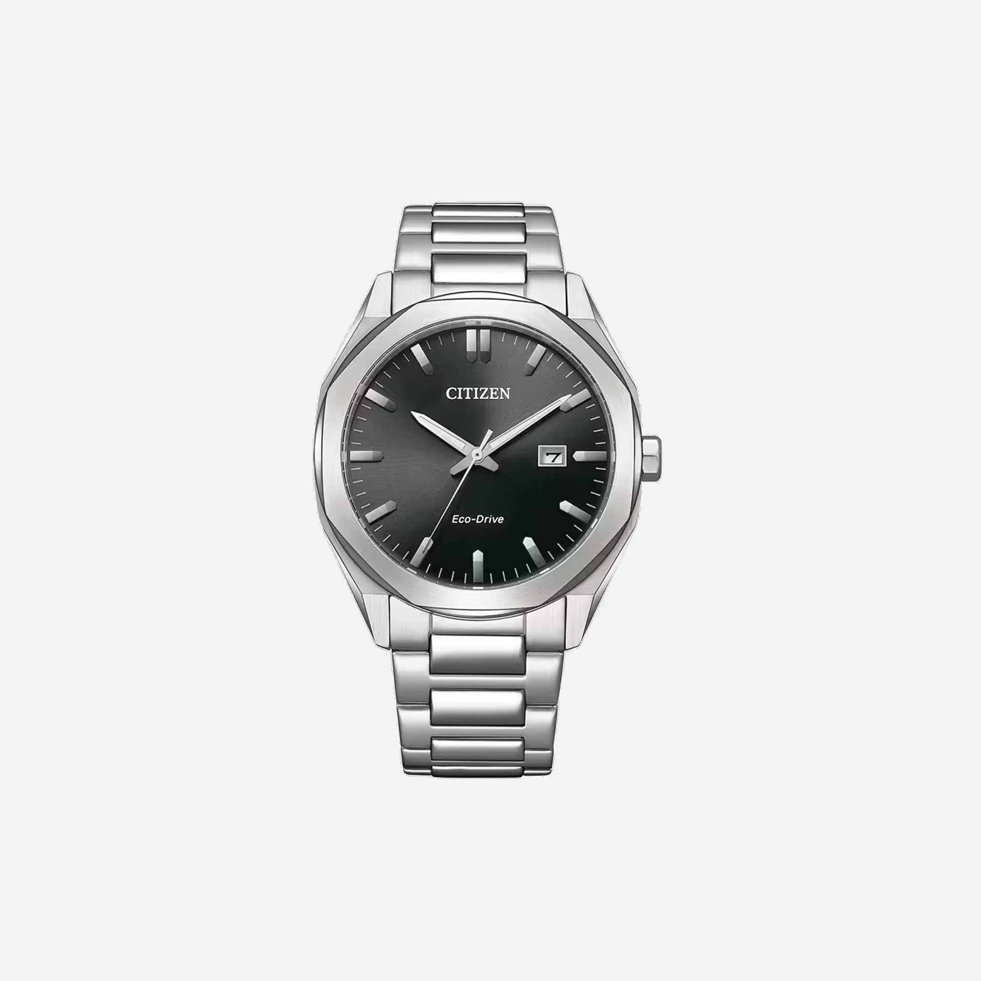 Citizen Eco-Drive Gents Watch Black Dial