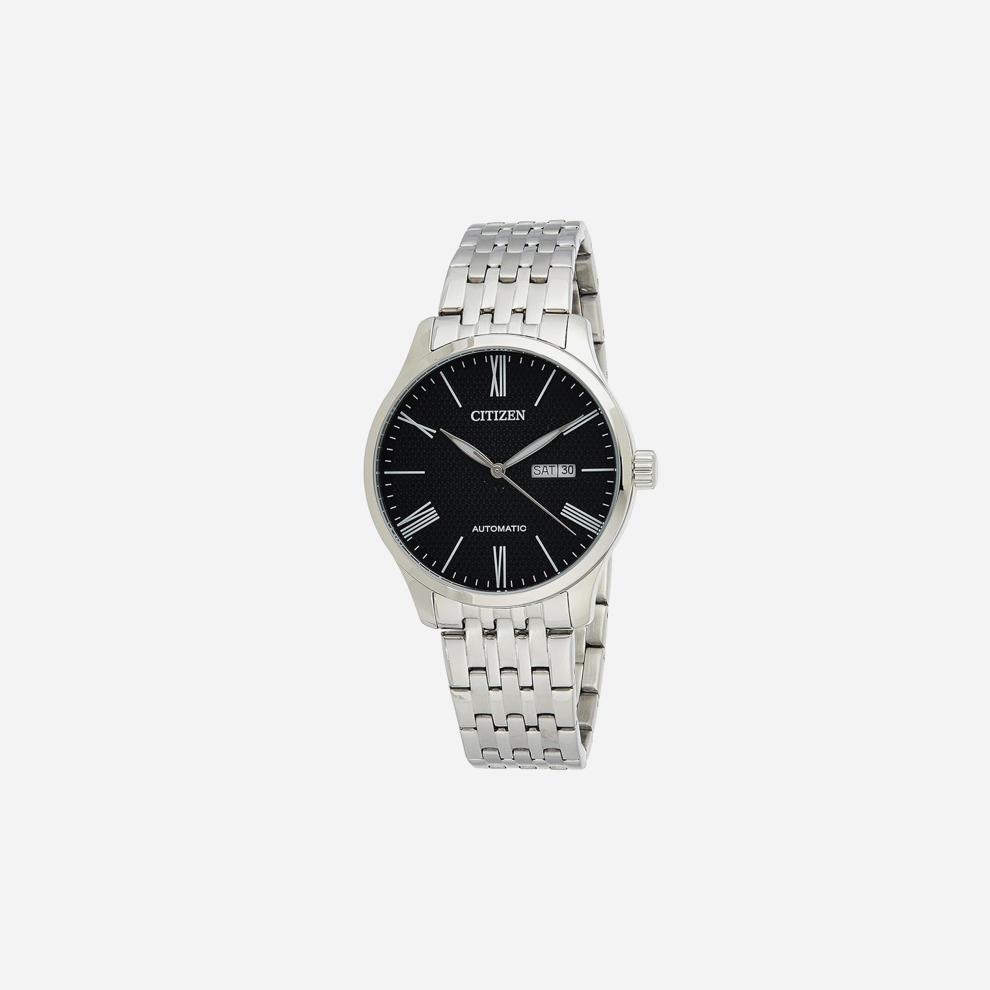 Citizen Stainless Steel Analog Gents Watch Black Dial