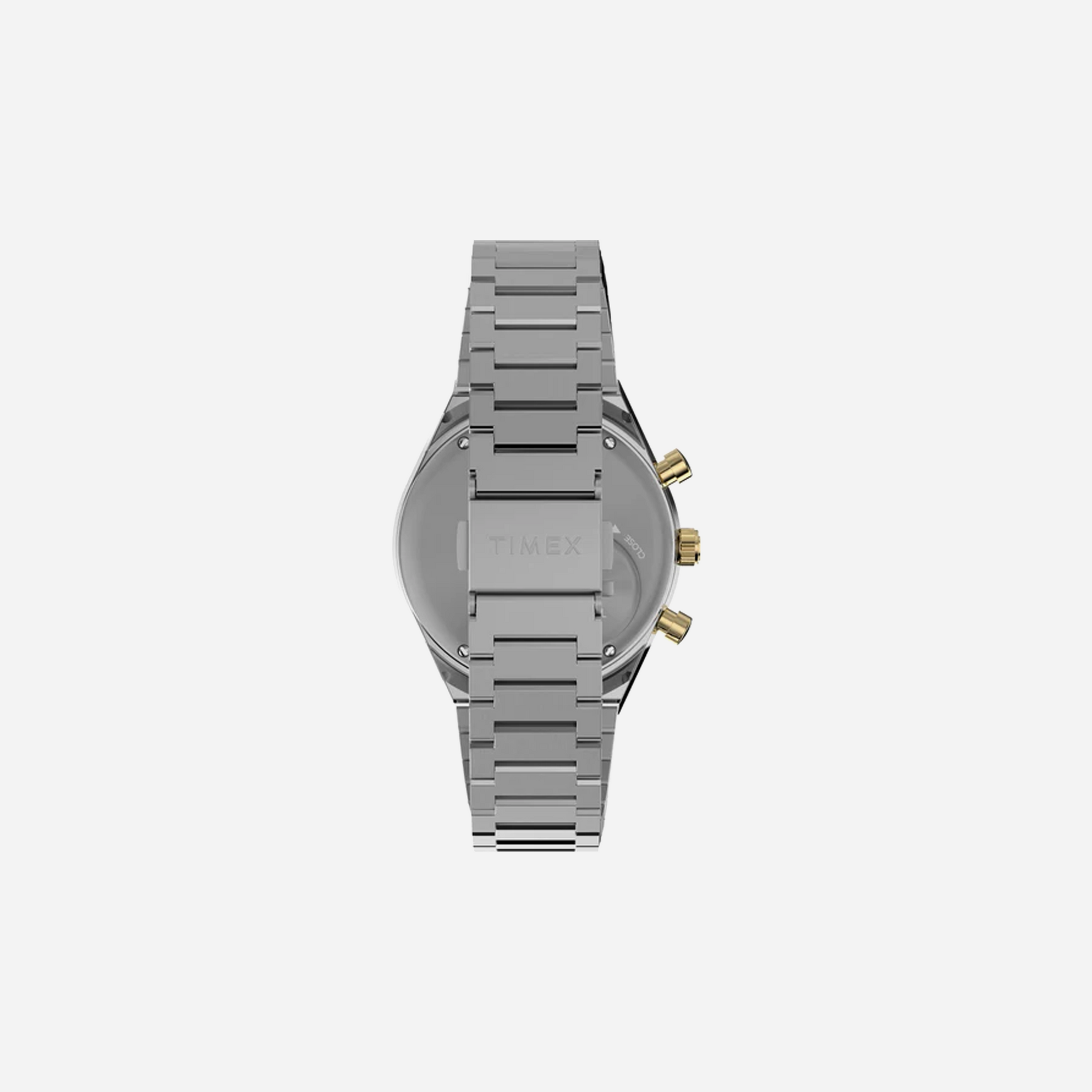 Q Timex 40mm Round Dial Analog Black Watch