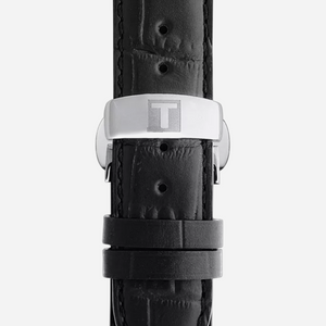 Tissot Le Locle Powermatic 80 Silver Dial Leather Strap 39.3mm
