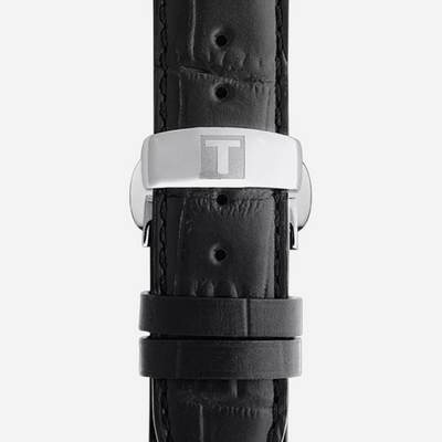 Tissot Le Locle Powermatic 80 Silver Dial Leather Strap 39.3mm