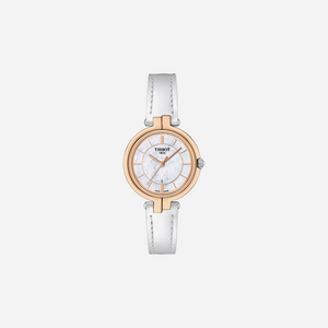 Tissot Flamingo Silver Dial Rose Gold PVD 30mm
