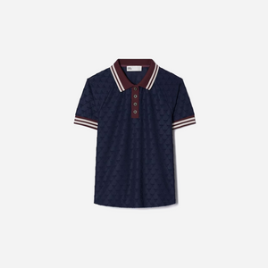 Tory Burch Terry Jacquard Polo Tory Navy
