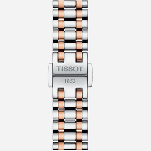 Tissot Bellissima Small Lady White Rose Gold Dial 26mm Stainless Steel