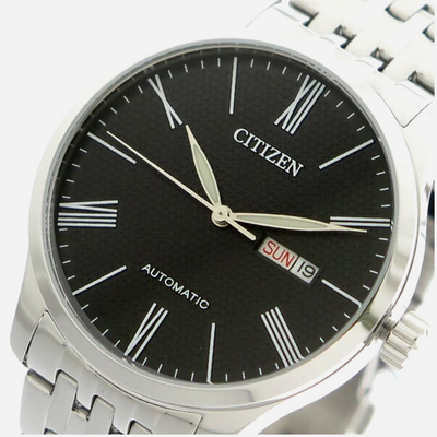 Citizen Stainless Steel Analog Gents Watch Black Dial