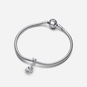 Pandora Rose in Bloom Dangle Charm Sterling Silver