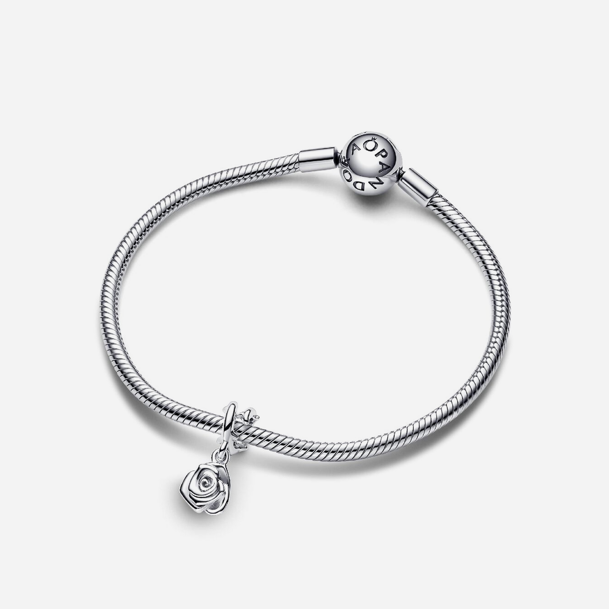 Pandora Rose in Bloom Dangle Charm Sterling Silver