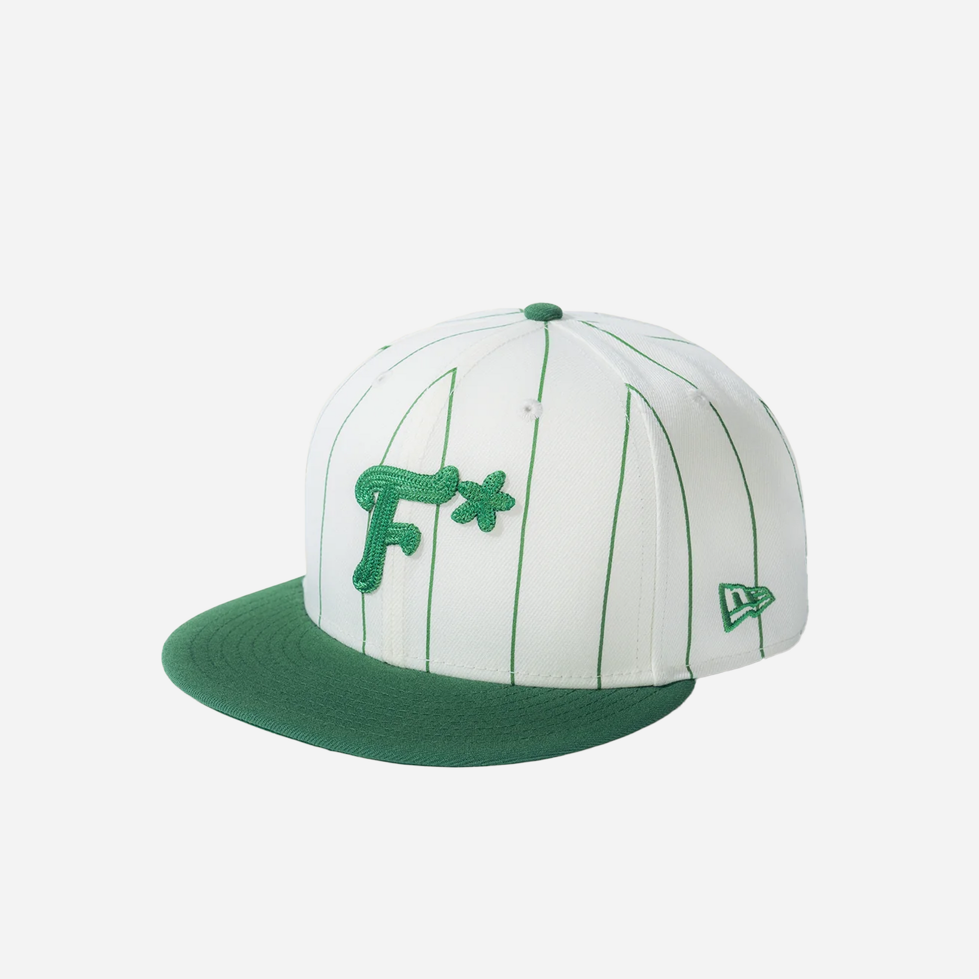 Golf Le Fleur Striped F Fitted Hat Green