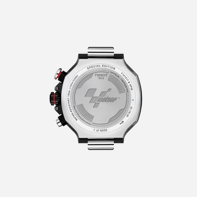 Tissot T-Race MotoGP Dark Grey Dial 45mm Silicone Quartz Chronograph Watch (2025)
