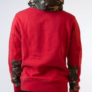 Aape By Bape Camo Red Hoodie