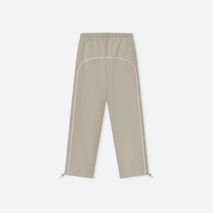 Fear Of God Essentials SS25 Relaxed Fleece Sweatpant With Piping- Timber Cloud White