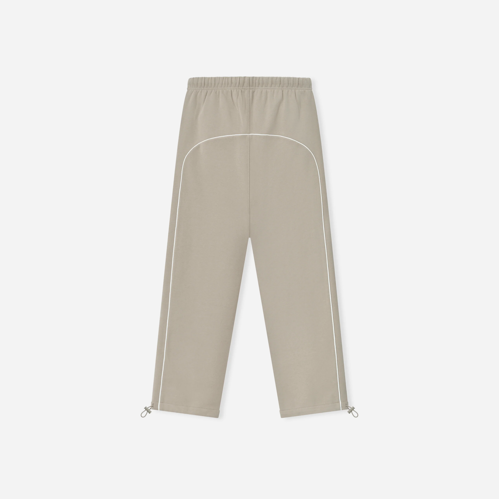 Fear Of God Essentials SS25 Relaxed Fleece Sweatpant With Piping- Timber Cloud White