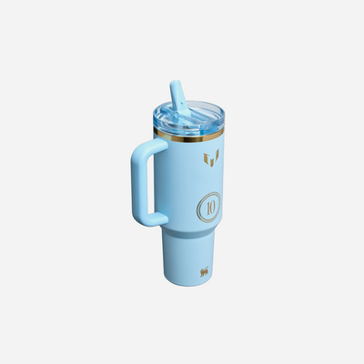 Messi x Stanley Quencher ProTour Flip Straw 40oz Tumbler Messi Striker Blue