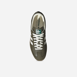 Adidas Originals Samba OG Medium Dark Khaki/Off White-Gum