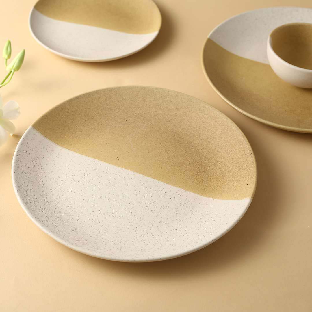 Teramo Yellow Dinner Plate set of 2