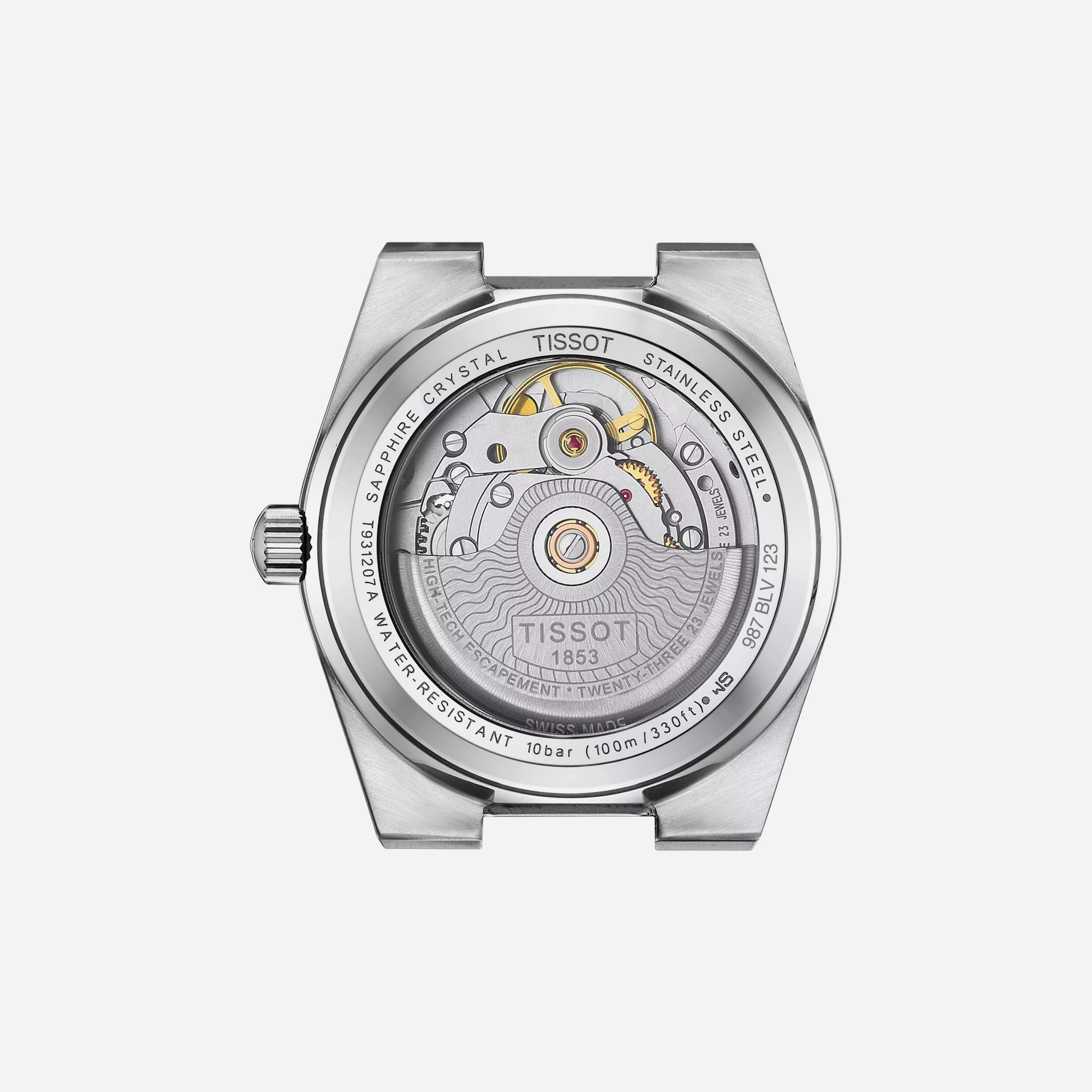 Tissot PRX Powermatic 80 35mm Silver Dial Grey Stainless Steel Steel & 18K Gold Bezel Automatic Watch