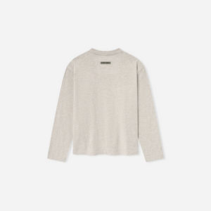Fear Of God Essentials SS25 Womens Classic Long Sleeve Tee- Heather Stone