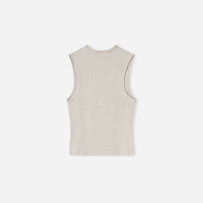 Fear Of God Essentials SS25 Womens Rib Tank- Heather Stone