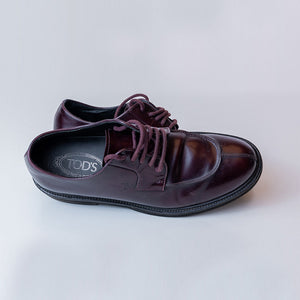Tod's Maroon Formal Shoes