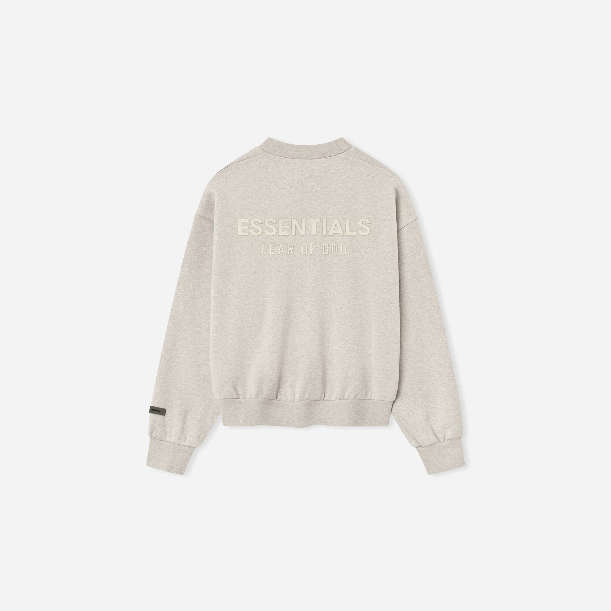 Fear Of God Essentials SS25 Classic Fleece Crewneck- Heather Stone
