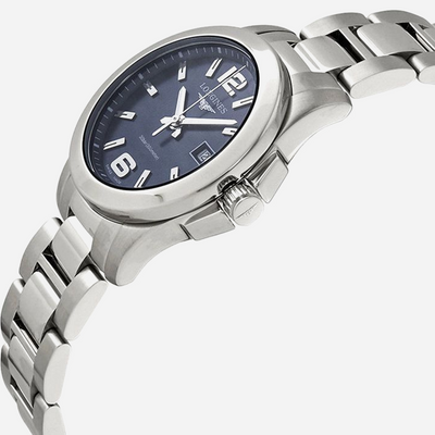 LONGINES CONQUEST QUARTZ BLUE 7612356203221