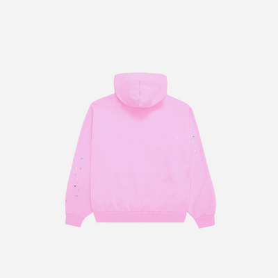 Sp5der OG Web Hoodie Pink