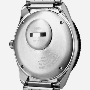 Q Timex Reissue 38mm Stainless Steel Bracelet / Blue Watch