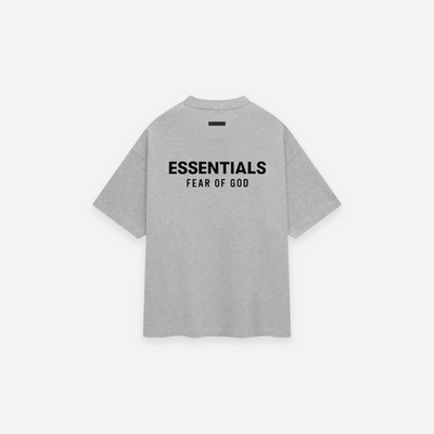 Fear Of God Essentials SS25 Jersey Crewneck T-Shirt Light Heather Grey