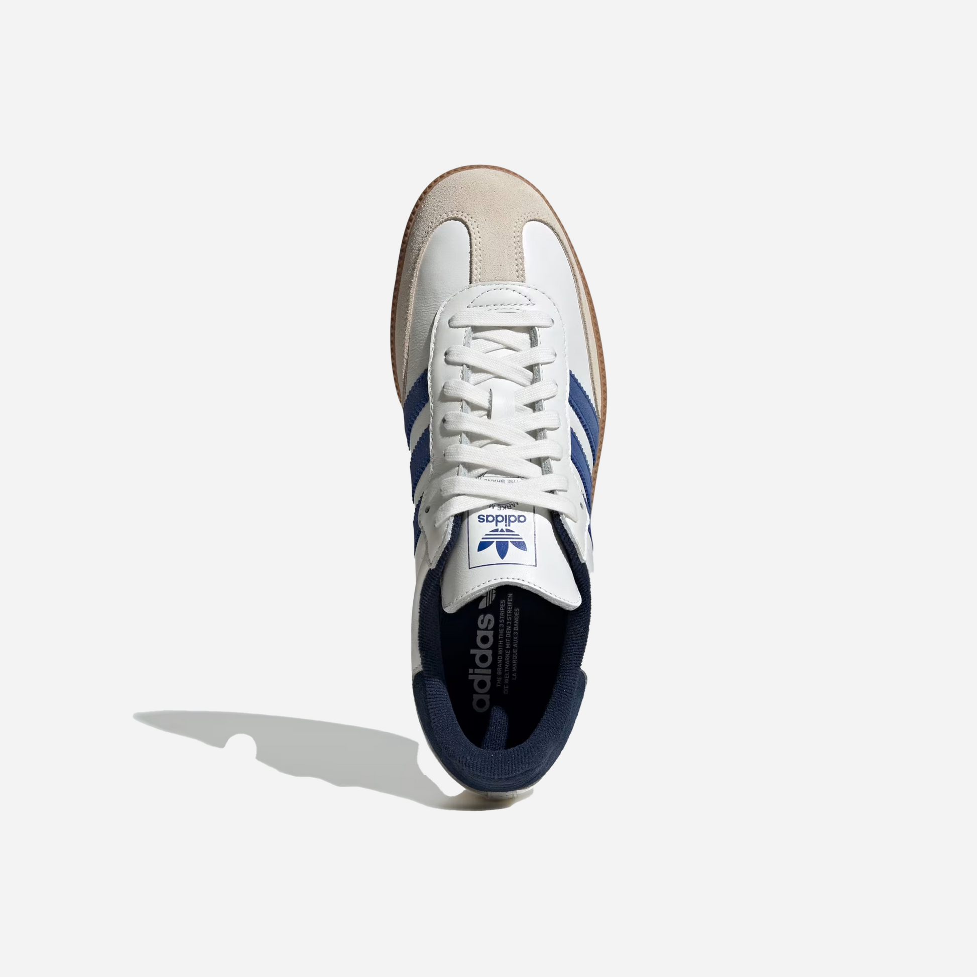 Adidas Samba OG Shoes Core White Royal Blue Night Indigo