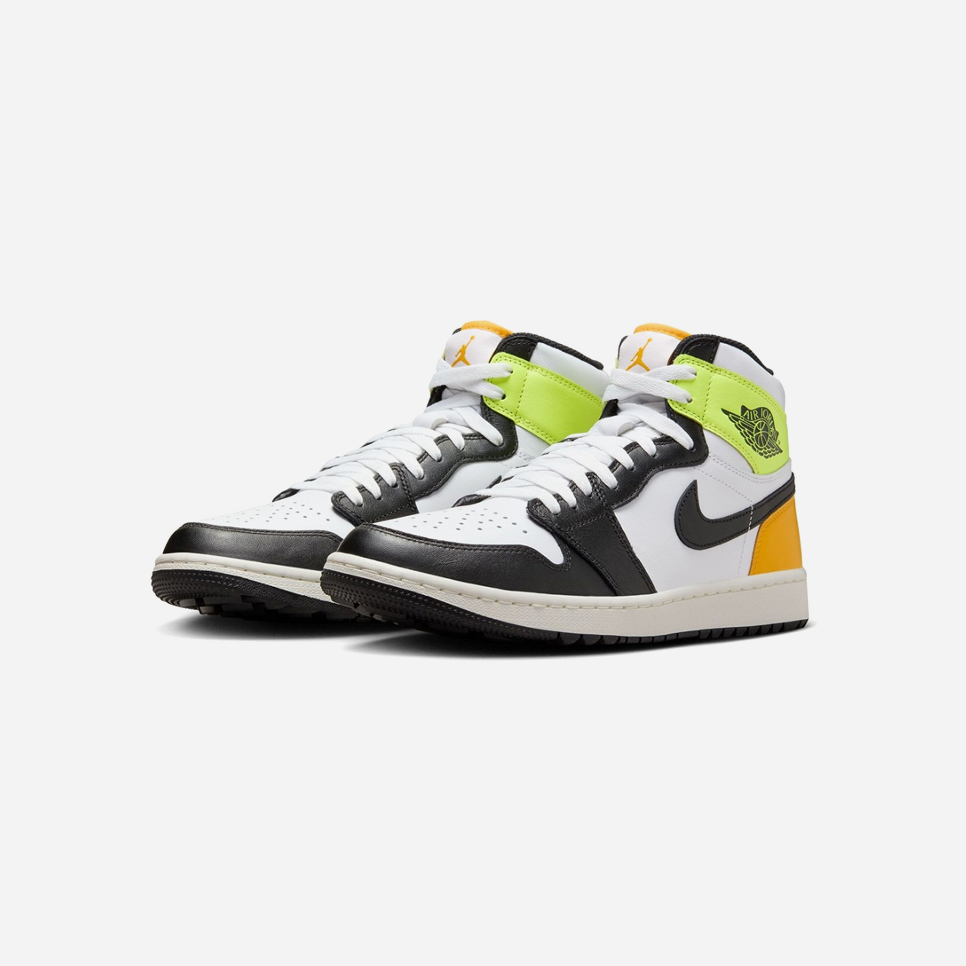 Nike Air Jordan 1 Retro High White Black Volt University Gold