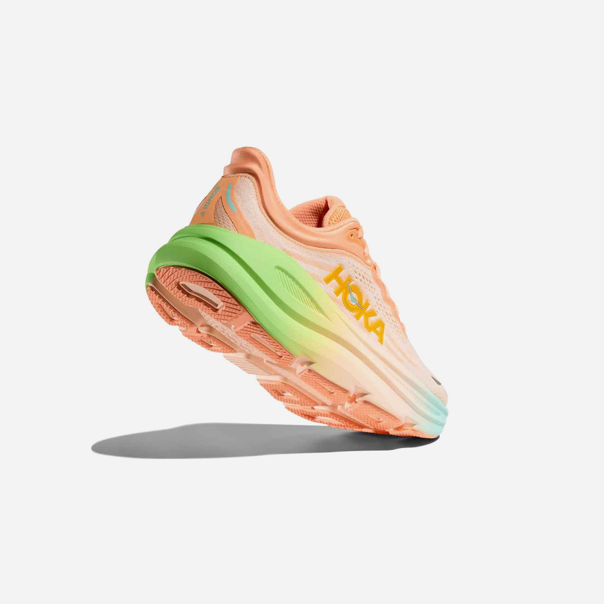 Hoka Bondi 9 Frost Pale Tangerine Regular