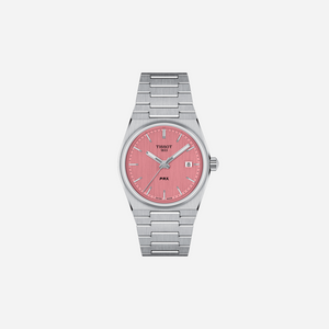 Tissot PRX 35mm Pink Dial Grey Stainless Steel Quartz Watch