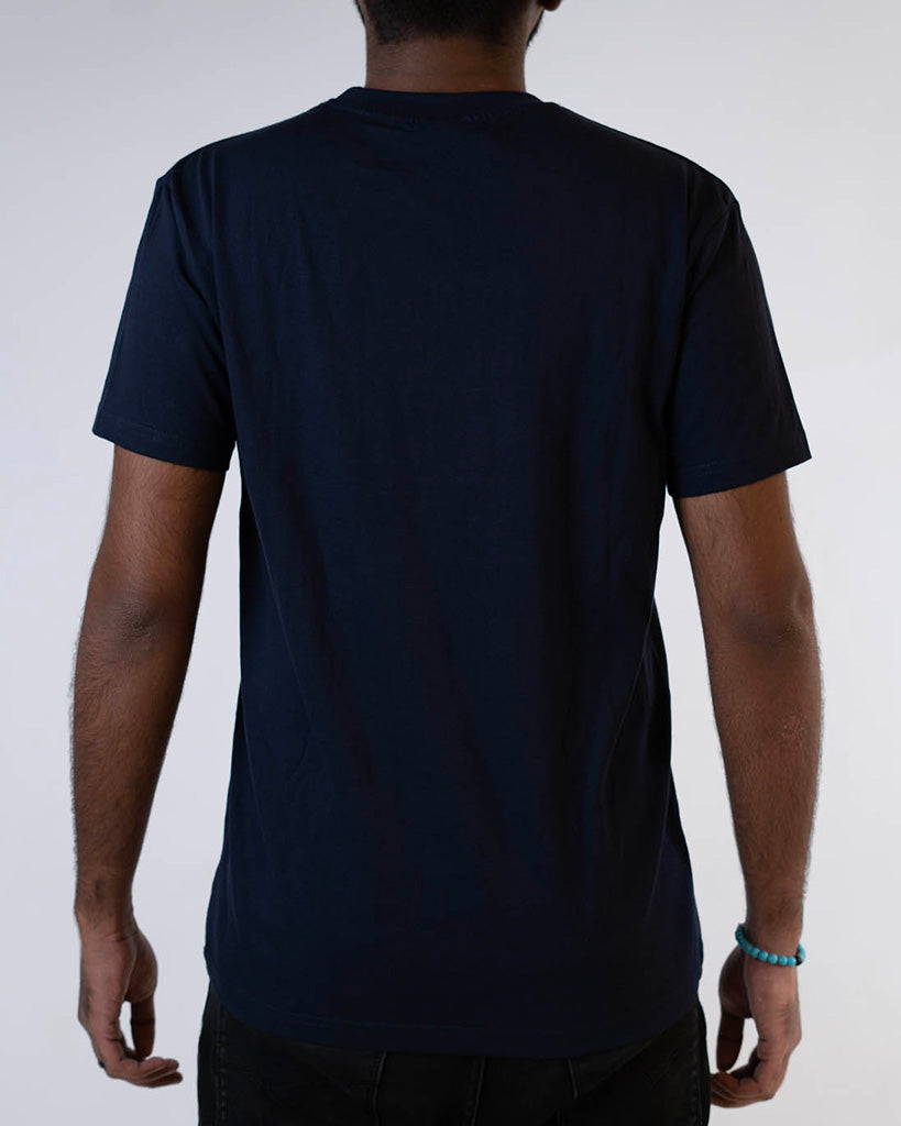 Karl Lagerfeld Preto Multicolor Navy Blue T-Shirt