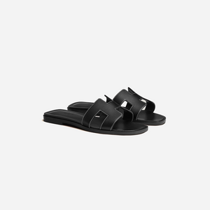 Hermes Oran sandal Noir