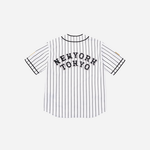 Supreme Homerun Baseball Jersey White Stripe