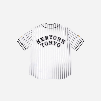 Supreme Homerun Baseball Jersey White Stripe