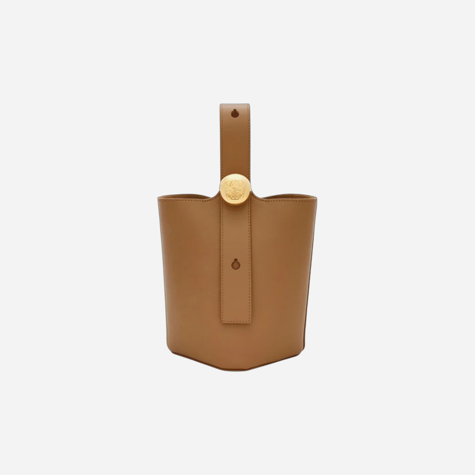Loewe Mini Pebble Bucket Bag Oak