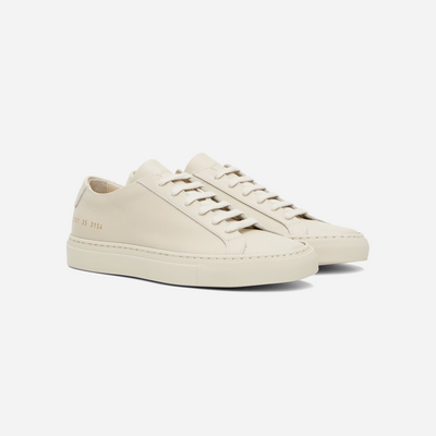 Common Projects Mens Achilles Low Beige Shoes