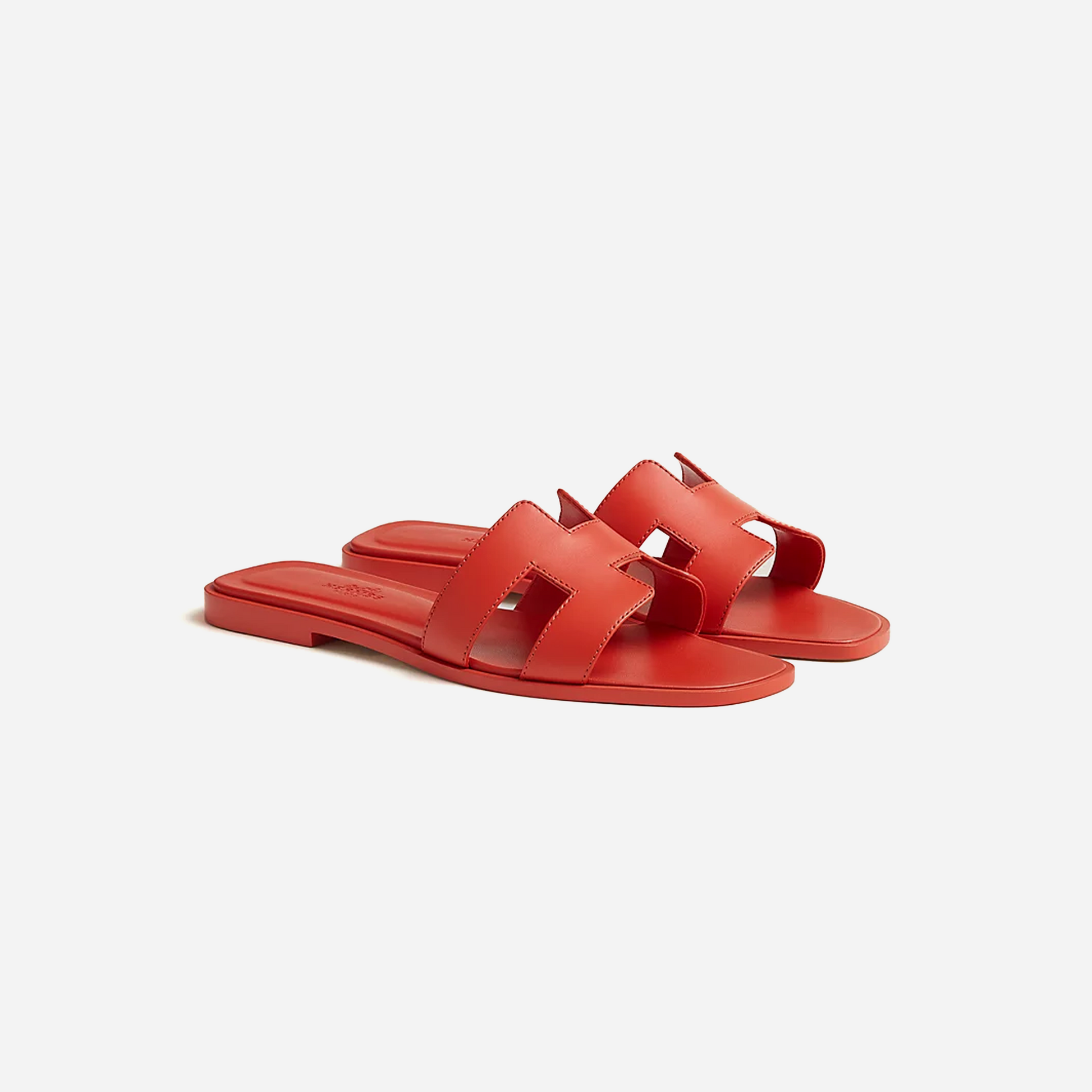 Hermes Oran sandal Orange Capucine