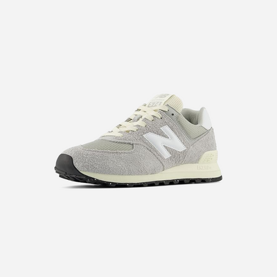 New Balance 574 Concrete White Angora