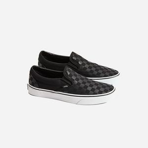 Vans Classic Slip-On Checkerboard Shoe Black
