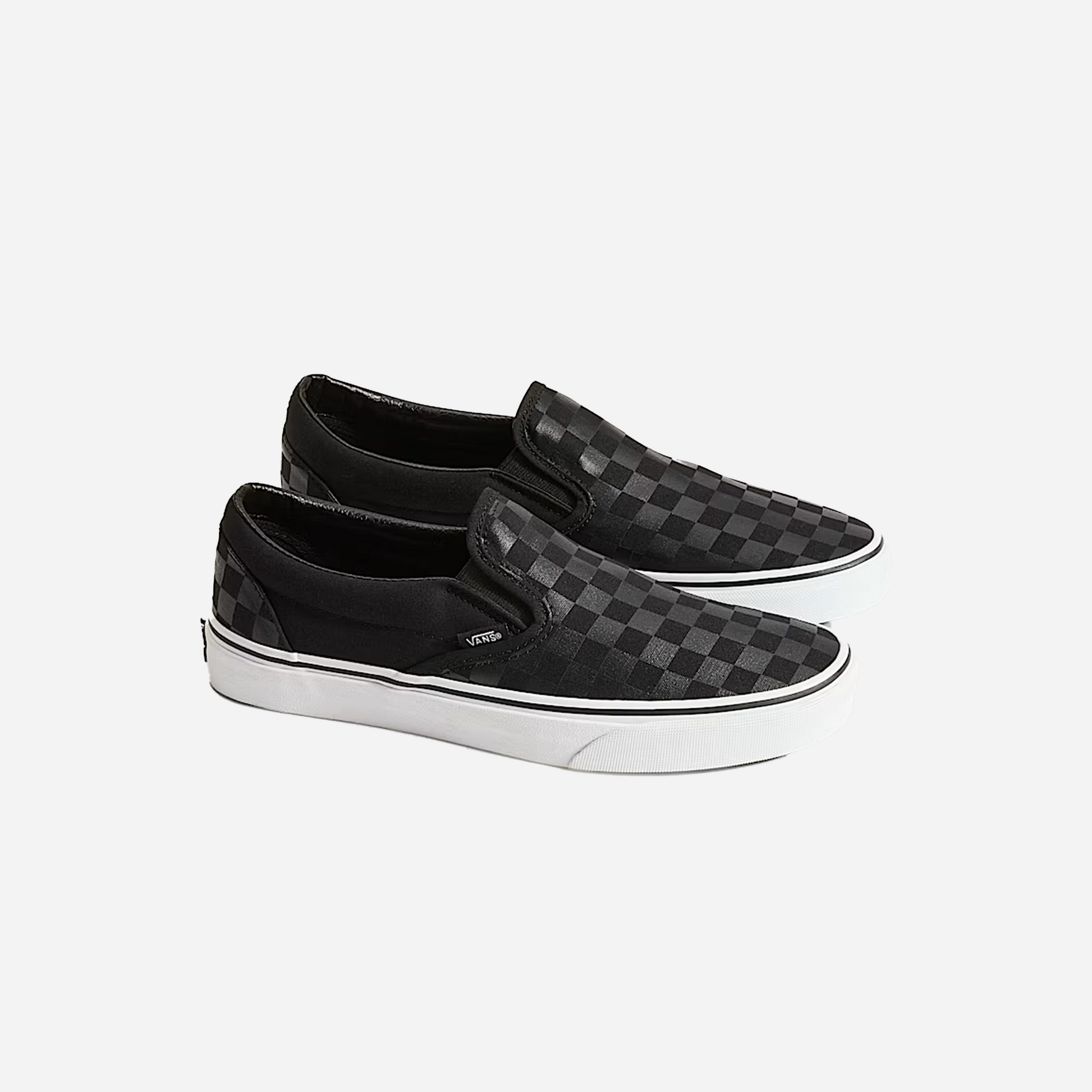 Vans Classic Slip-On Checkerboard Shoe Black