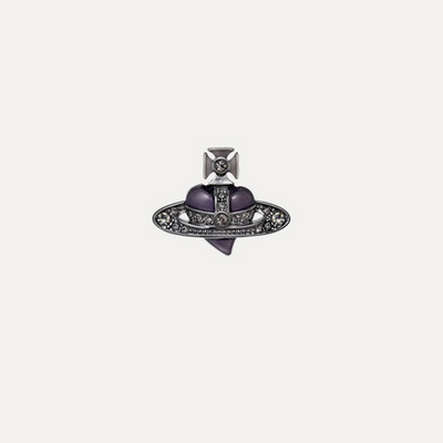 Vivienne Westwood Man. Diamante Heart Single Stud
