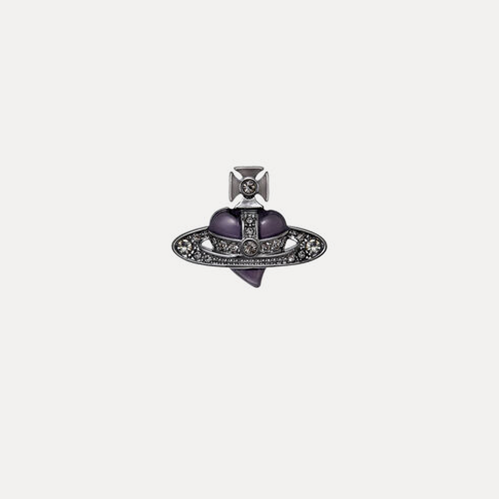 Vivienne Westwood Man. Diamante Heart Single Stud